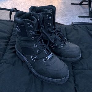 NWOT Harley-Davidson Combat Boots Motorcycle Shoes Size 7 Men’s 8.5 Womens Black